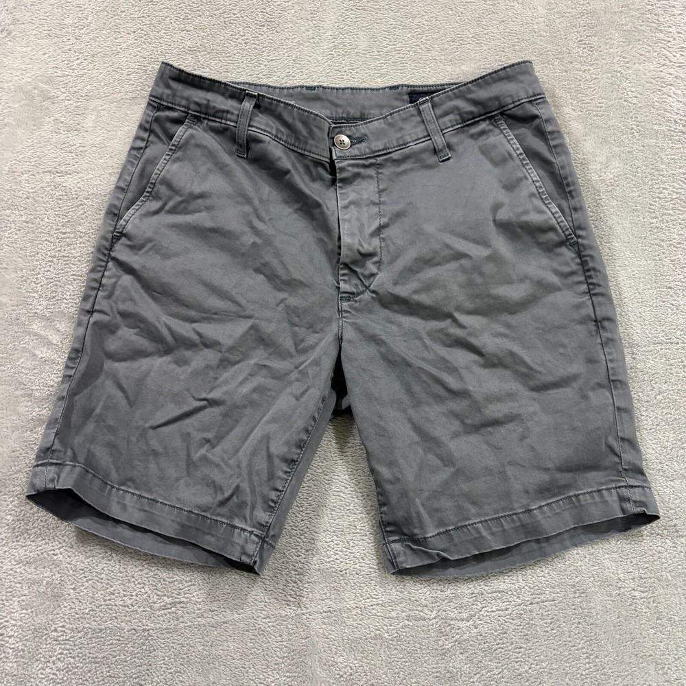 AG Adriano Goldschmied Shorts Mens 30 Gray Stretch‎ Chino Wanderer Trouser